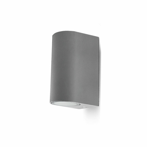 LTG01-02 LAMBARIO-ELIPS-GREY-2XGU10-OUTDOOR LIGHTING FIXTURE  