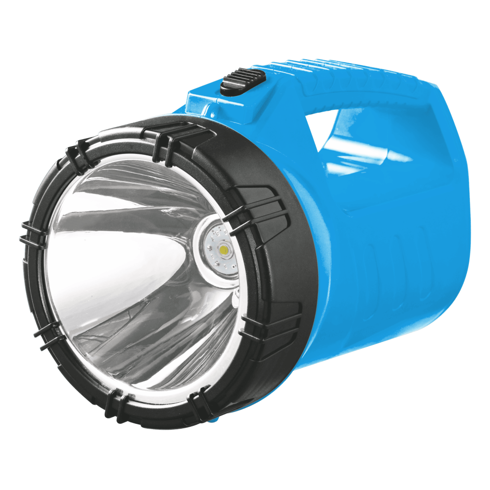 BE01-08 BEGHLER-MAXO-EMERGENCYLIGHT-1X10W-BLUE-TORCH-LITHBATTERY