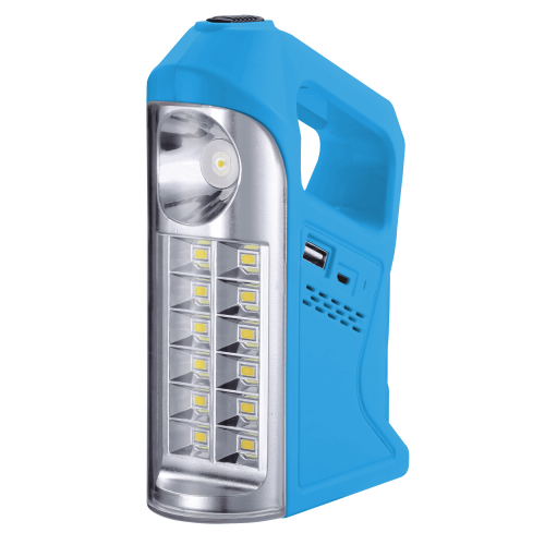 BE01-12 BEGHLER-MAXO-EMERGENCYLIGHT-SMD-12X0.5W+1W-PORTABLE-TORCH-BLUE-LITHBATTERY