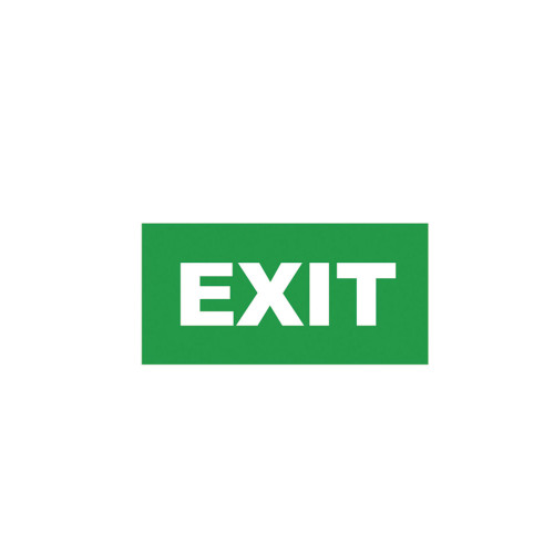 LC01-01(7) LAMBARIO-STICKER-FOR EMERGENCYLAMP-LC01-01-EXIT