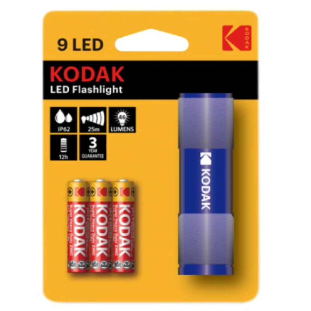 Kodak 9 Led Llamp Dore Blue me 3x LR03