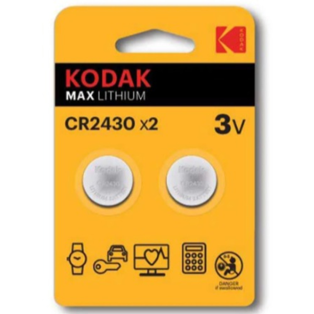 Kodak Lithium Bateri CR2430 (2x)