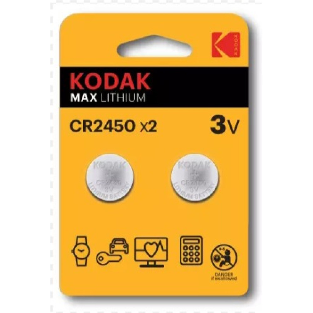 Kodak Lithium Bateri CR2450 (2x)