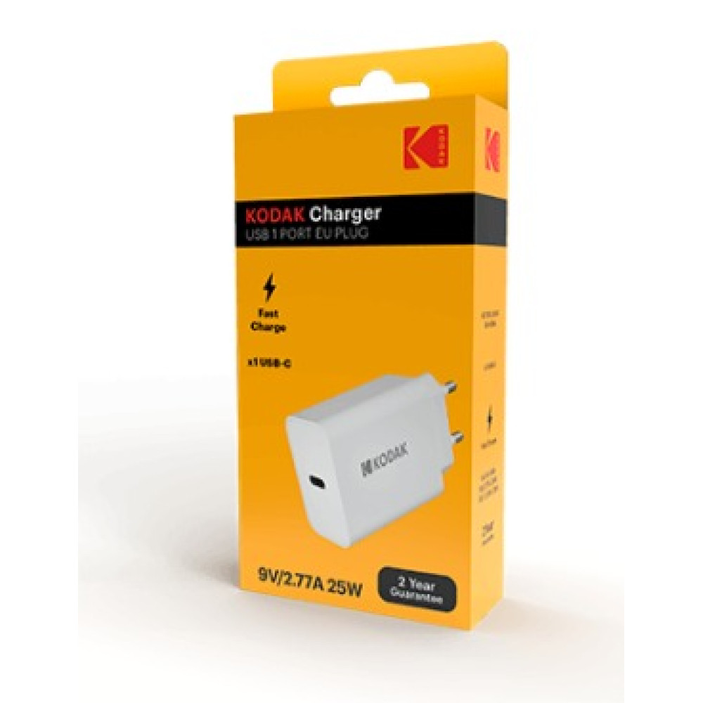Kodak Mbushes 1xUSB-A 1xC Bardhe