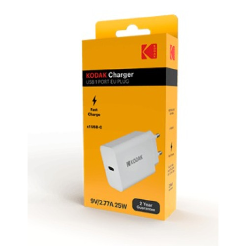 Kodak Mbushes 1xUSB-A 1xC Bardhe