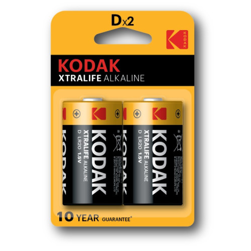 Kodak Alkaline Bateri Xtralife D (2x)