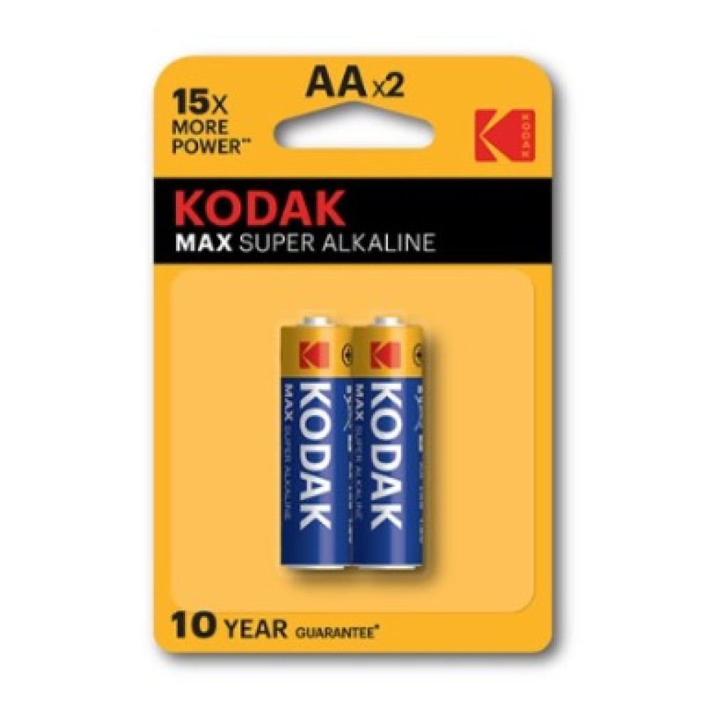Kodak Max Alkaline Bateri 2xAA (2x)