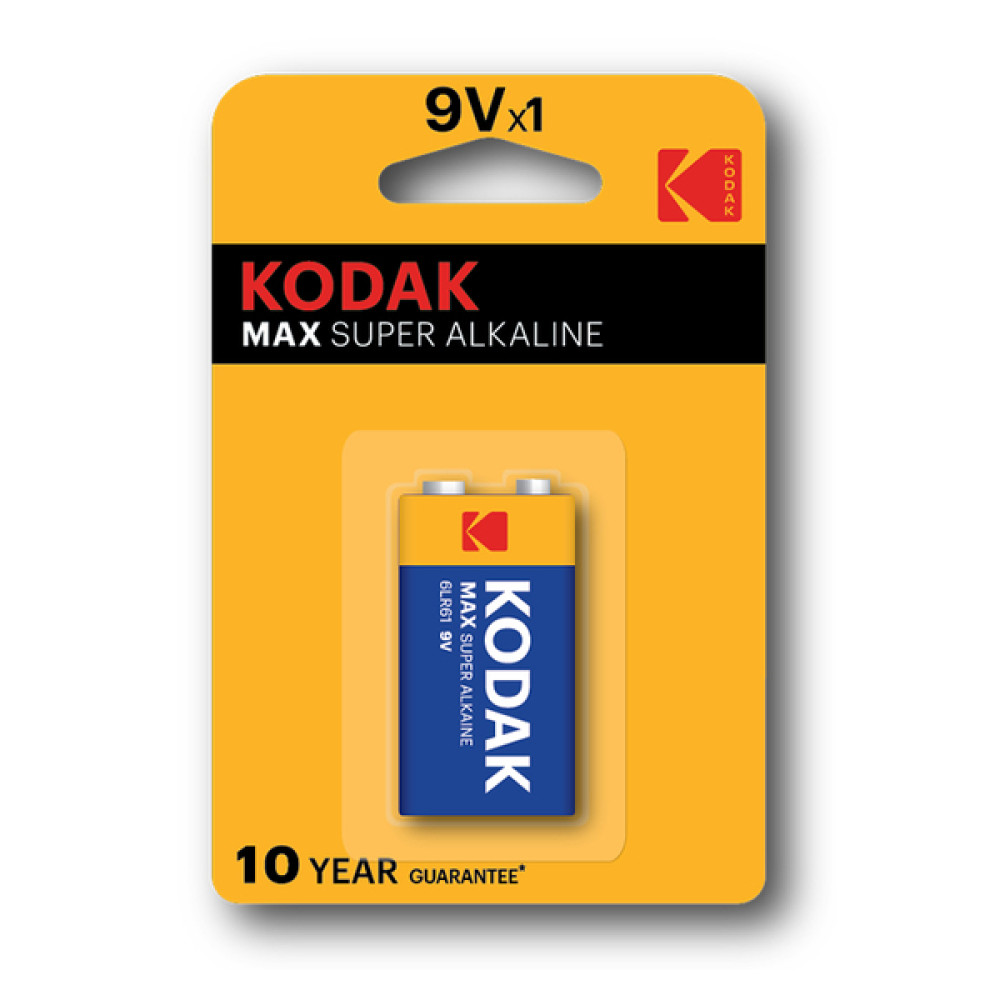 Kodak Max Alkaline Bateri 9v (1x)
