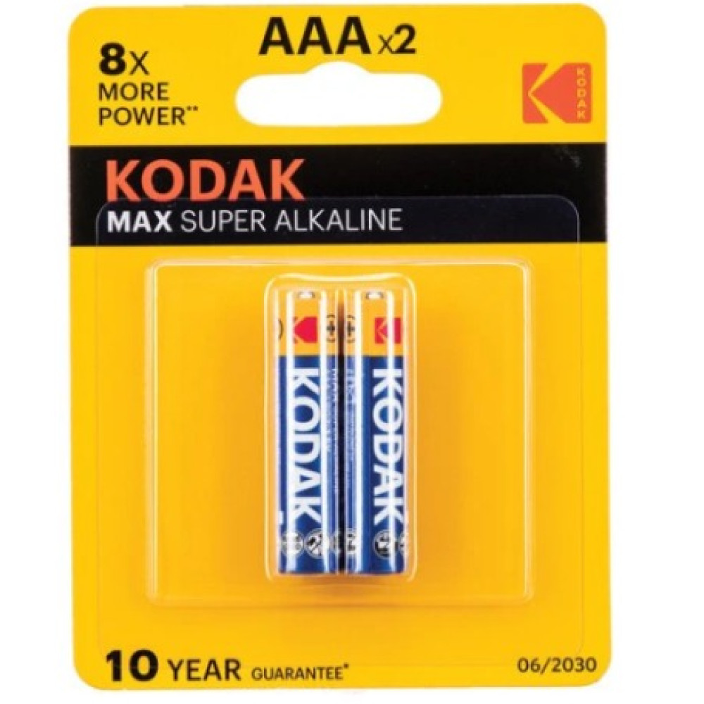 Kodak Max Alkaline Bateri 3xAAA (2x)