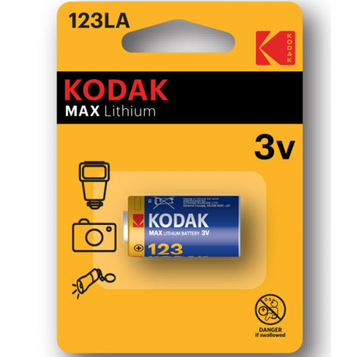 Kodak Lithium Bateri 123 (1x)