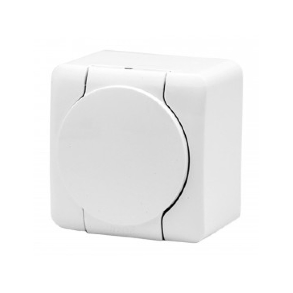 751-0200-123B Socket Outlet Earthed - With Protection Cover 