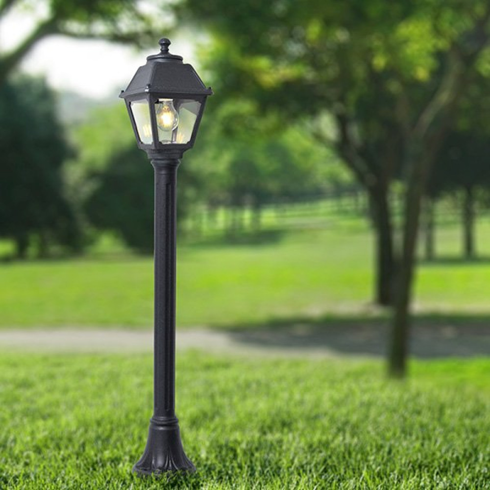 Q18.151.000.AXF1R MIZAR /MARY BLACK CLEAR E27 FILAMENT LED 6W 2,7 K