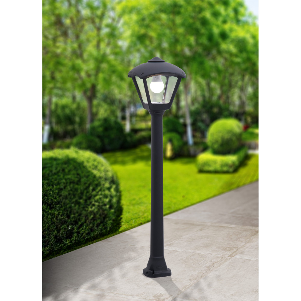 T24.242.000.AXF1R GIAFFA/DARIO BLACK CLEAR E27 FILAMENT LED 6.5W 2.7K