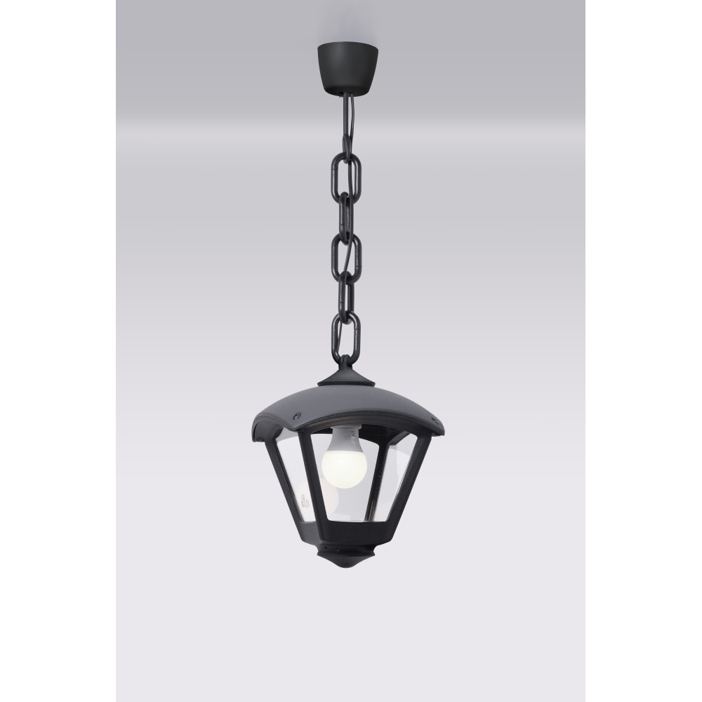 T24.125.000.AXE2 SICAR/DARIO BLACK CLEAR E27