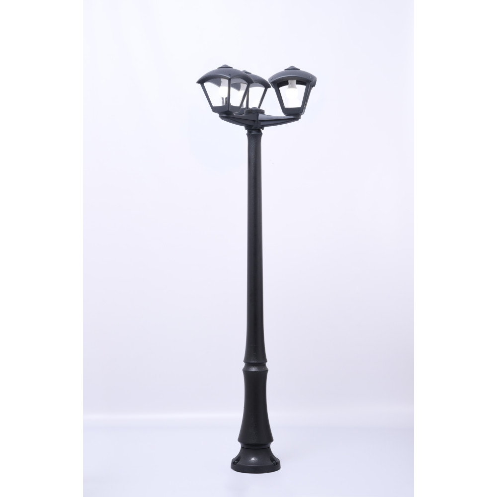 T24.306.D30.AXF1R DINO NARDO/DARIO 3L  BLACK CLEAR E27 FILAMENT LED 6.5W 2.7K