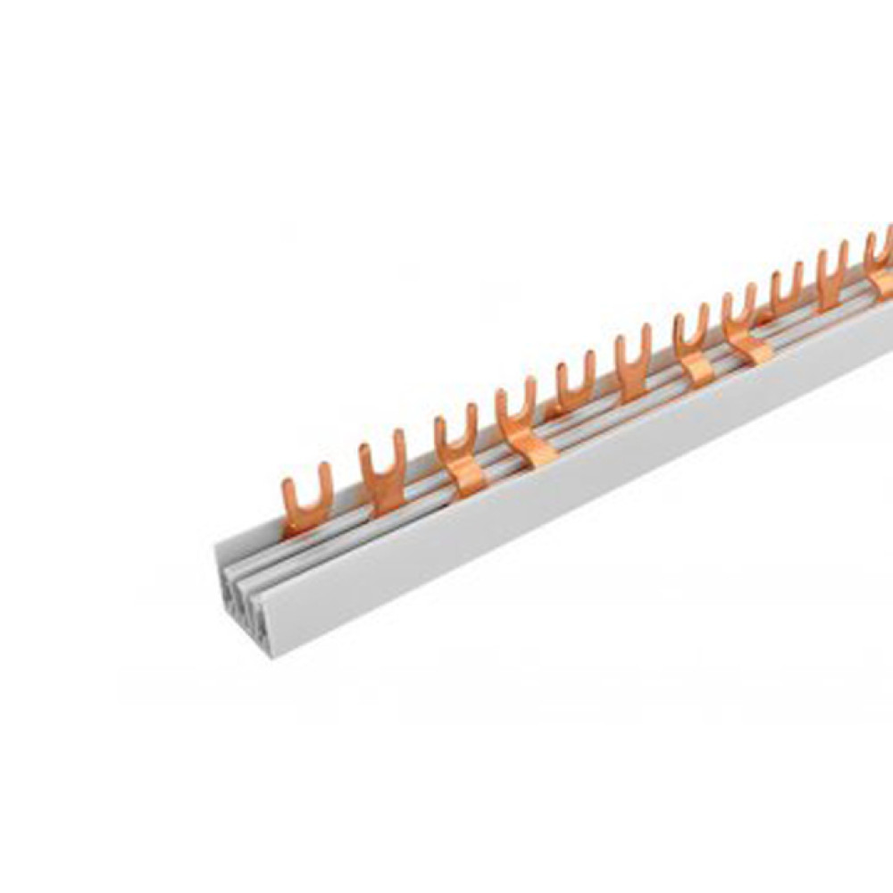NOARK Ura Baker 3 Pol BBU 3L 10 M54 - Busbar, 3-phase, 10mm2, 63A, (1m)