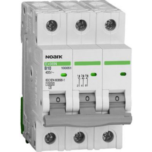 NOARK Sig Ex9BS 3P B10 - Miniature Circuit  Breaker        