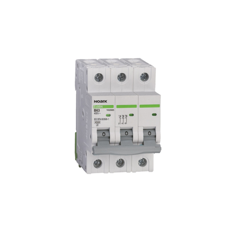 NOARK Sig Ex9BS 3P B63 - Miniature Circuit  Breaker       