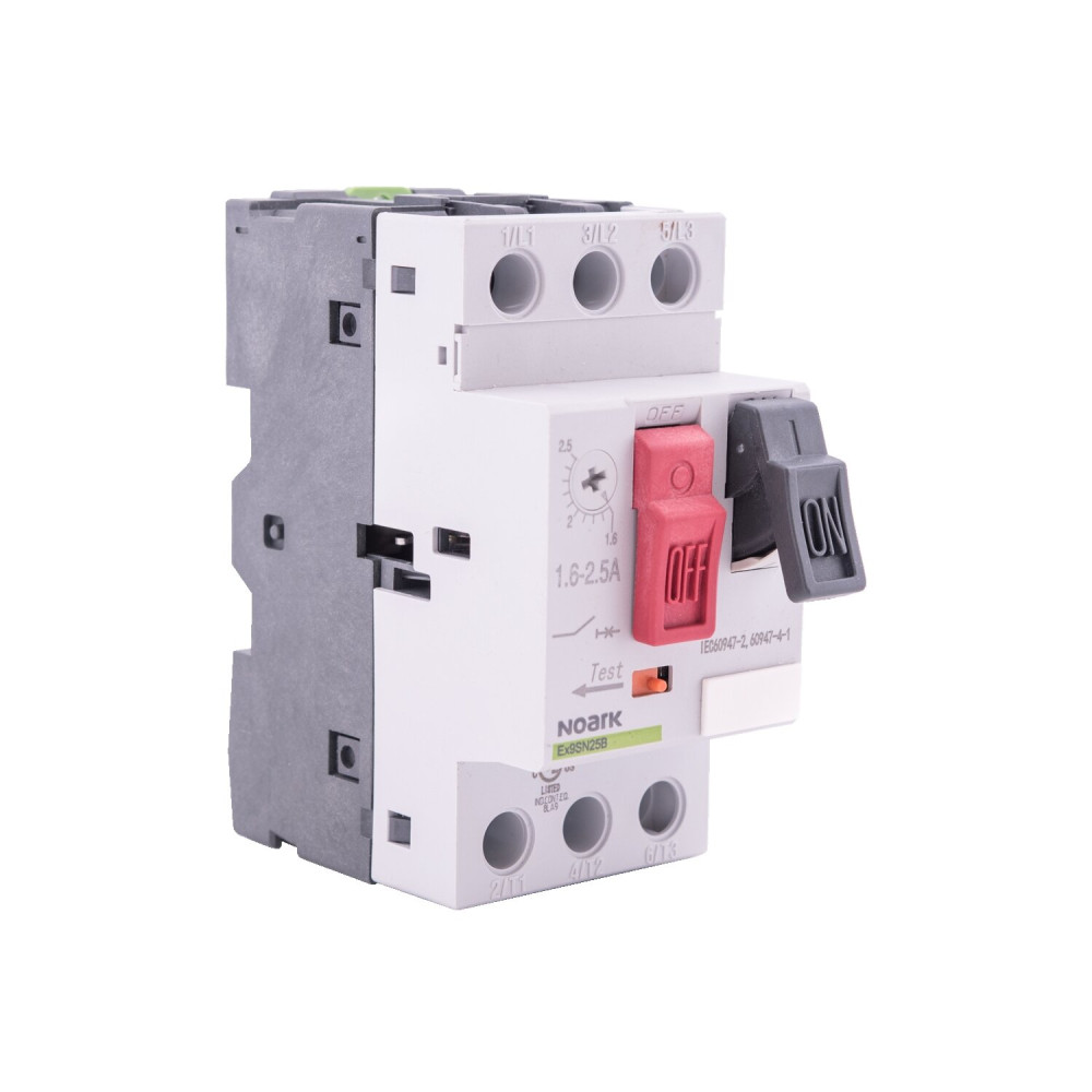 Ex9SN25B 6.3A Manual Motor Starter, Ex9SN, 25A, Pushbutton, 4-6.3A