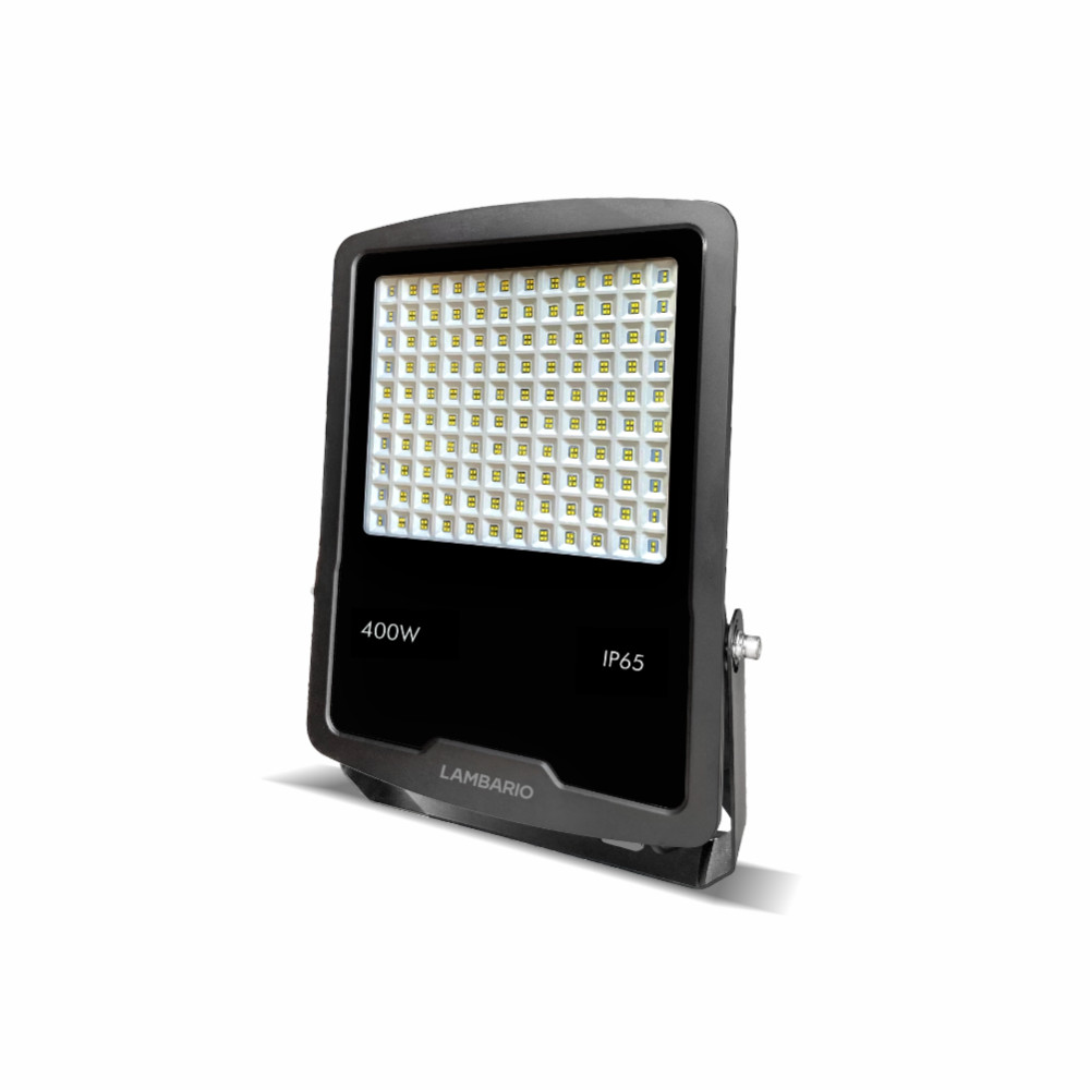 LT64-09802 LAMBARIO-FLOODLED-400W-GREY-3000K-IP65-LED FLOOD LIGHT