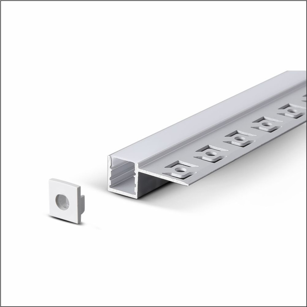 LC21-0101 LAMBARIO-ALPRO-2M-32.3X13.3MM-GREY-WITHCAPS-PCCOVER-CEILINGMOUNTED-ALUMINIUM LIGHTINGFIXTU