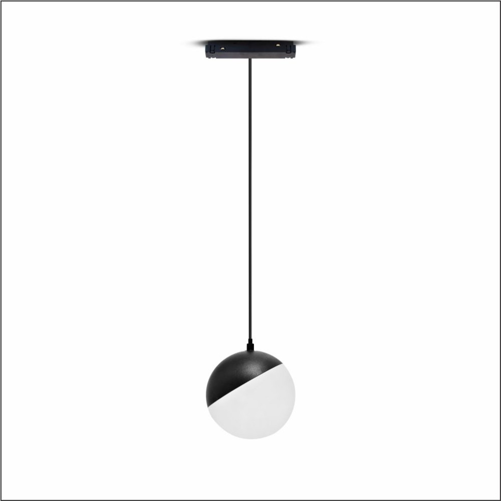 MLL01-18 LAMBARIO-R20-PENDDEC-9W-SMD-120DG-BLCK-48V-3000K-LED MAGNETIC TRACKLIGHT