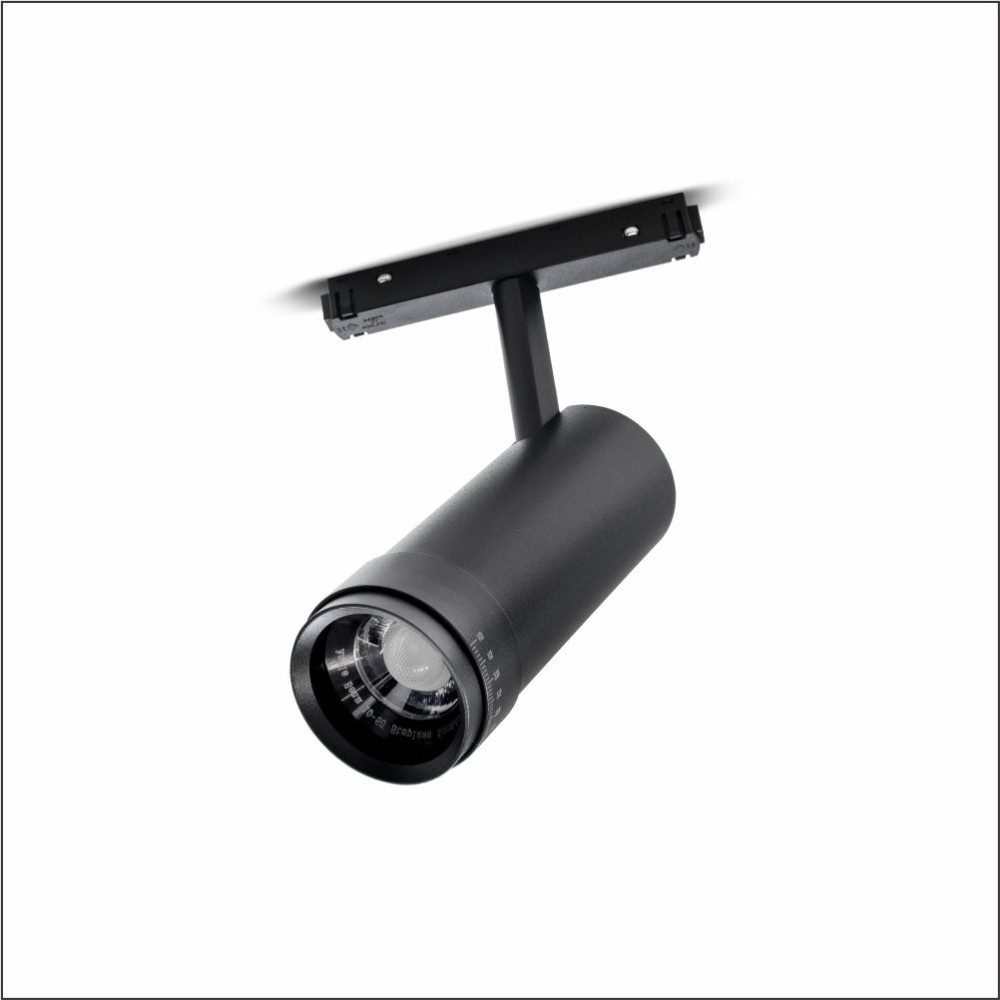 MLL01-20 LAMBARIO-R20-ADJBEAM-10W-COB-10-60DG-BLCK-48V-3000K- LED MAGNETIC TRACKLIGHT