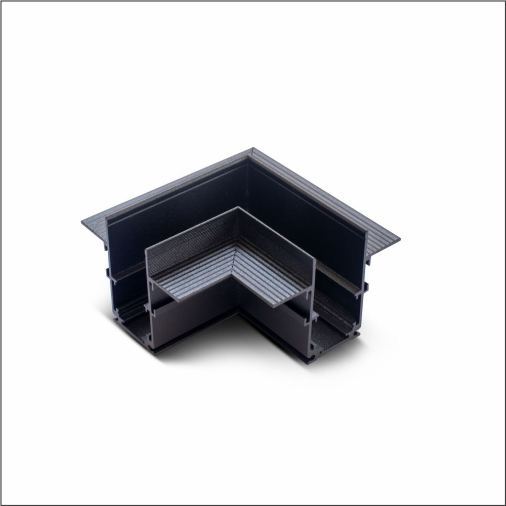 MAL01-11 LAMBARIO-R20-CORNER-ALUM-BLCK-DARK-MAGNETIC TRACK ACESSORIES