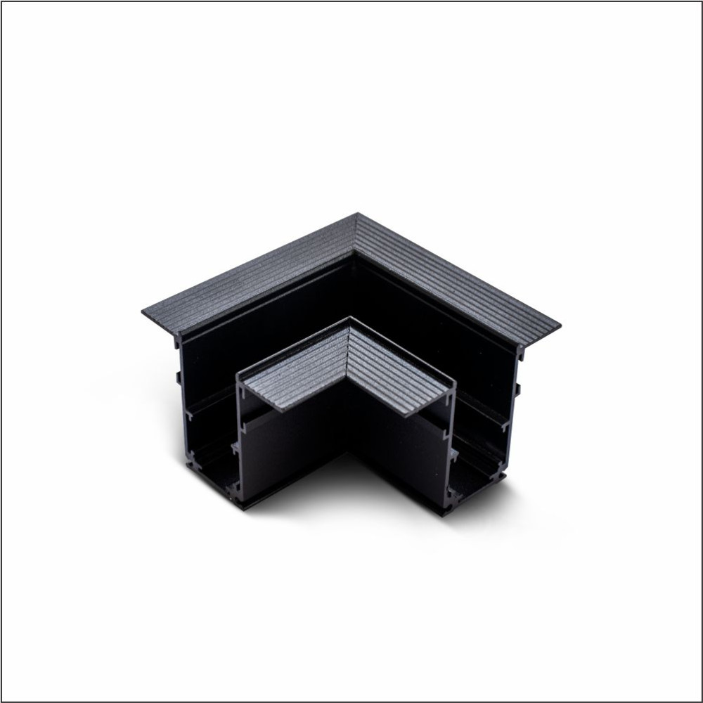 MAL01-12 LAMBARIO-R20-CORNER-ALUM-BLCK-DARKS-MAGNETIC TRACK ACESSORIES