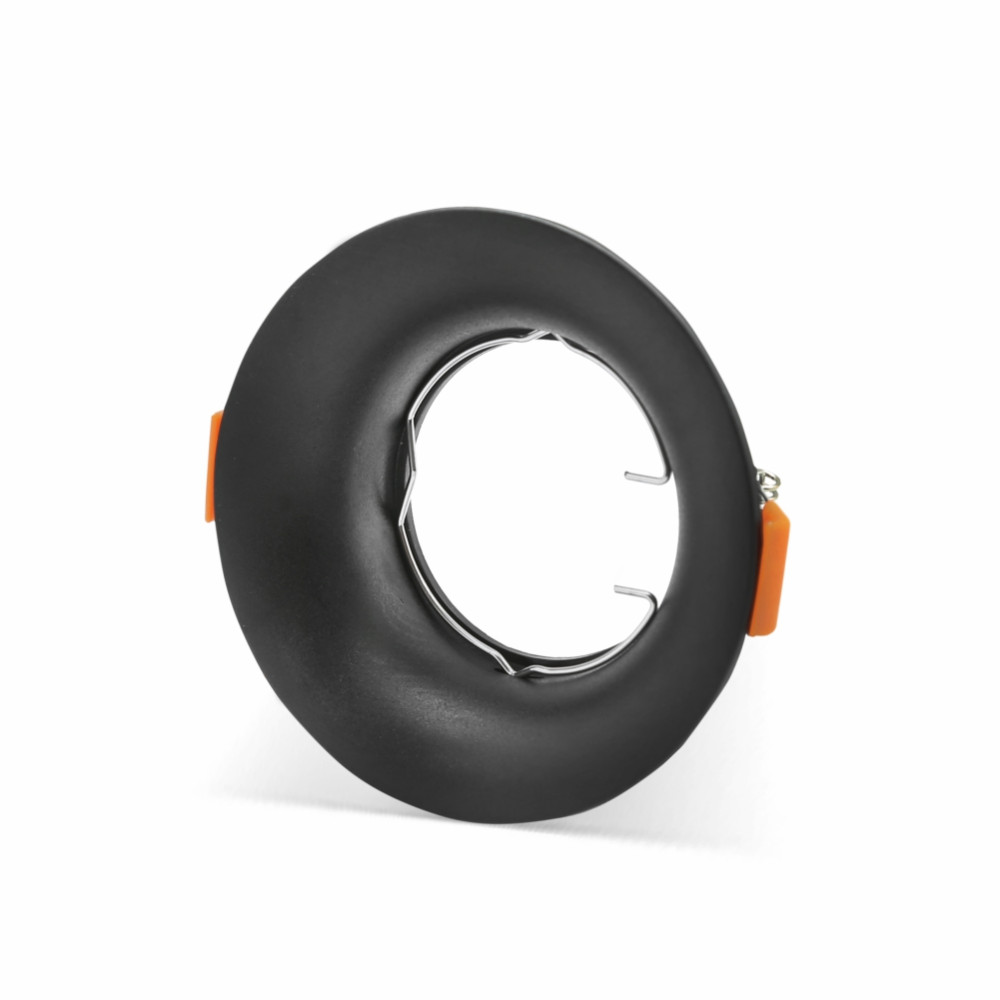 LS01-13 LAMBARIO-PERA-RND-1-BLACK-PC-MR16-GU10-IP20-SPOTLIGHT FIXTUE