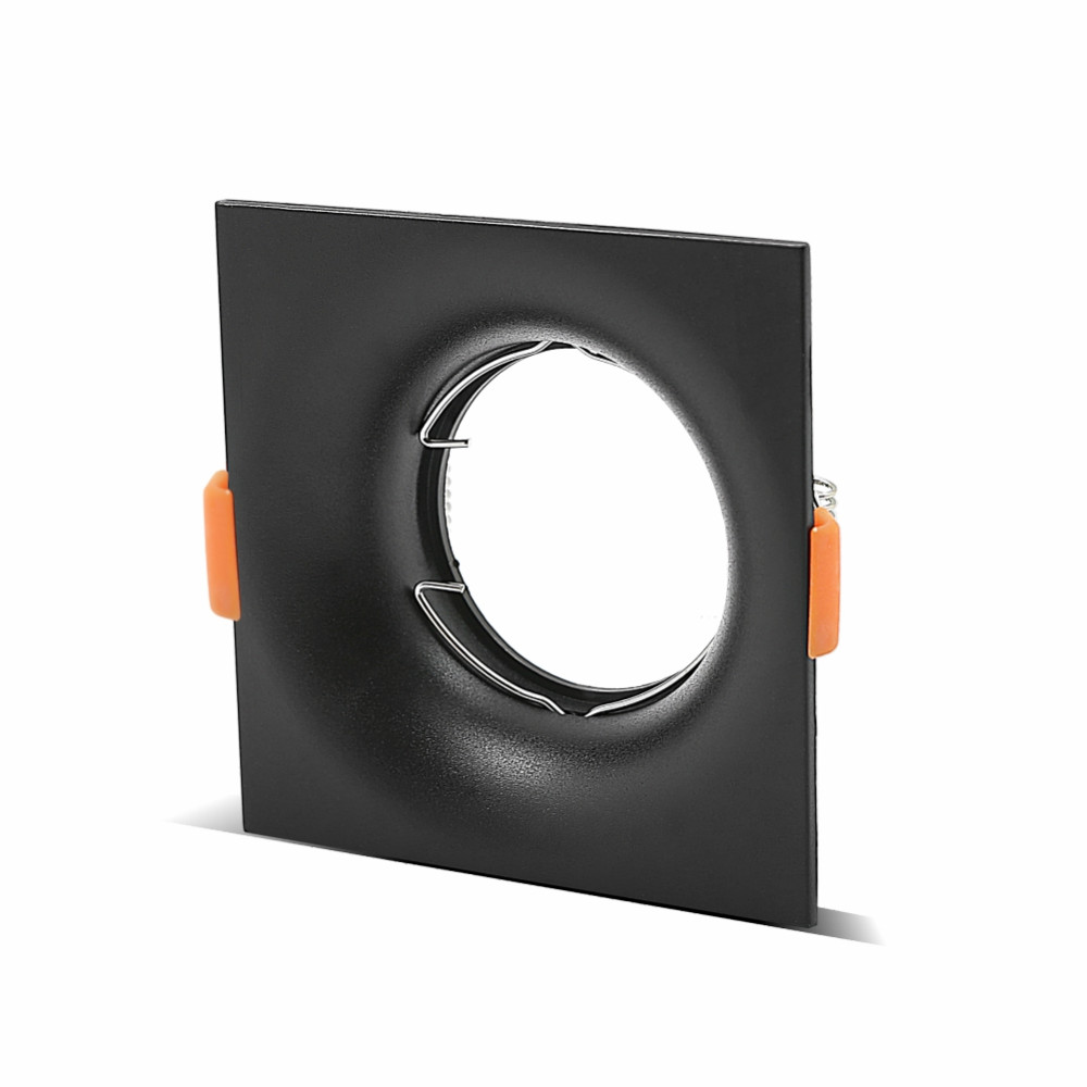 LS01-15 LAMBARIO-PERA-SQR-1-BLACK-PC-MR16-GU10-IP20-SPOTLIGHT FIXTURE