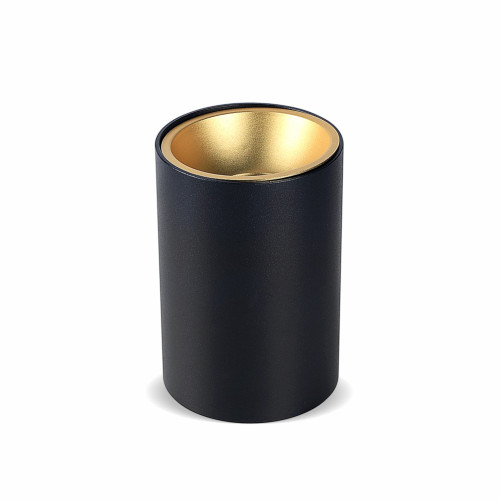 LS01-55 LAMBARIO-COSTO-BLACK-ROUND-GU10-AL-SURFACE-IP20-SPOTLIGHT FIXTURE