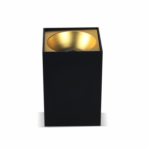 LS01-57 LAMBARIO-COSTO-BLACK-SQUARE-GU10-AL-SURFACE-IP20-SPOTLIGHT FIXTURE