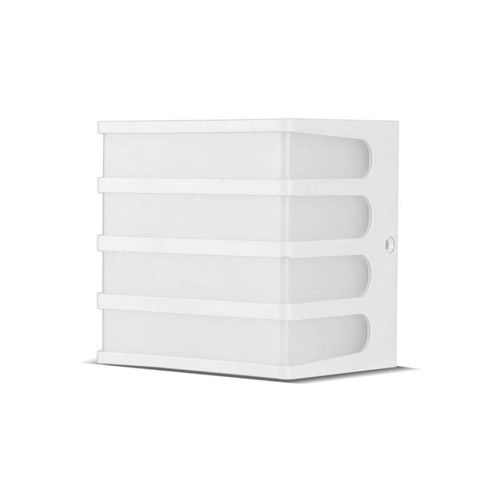 LG01-8 LAMBARIO-ECTOR-WHITE-8W-IP65-3000K-LED OUTDOOR LIGHTING FIXTURE  