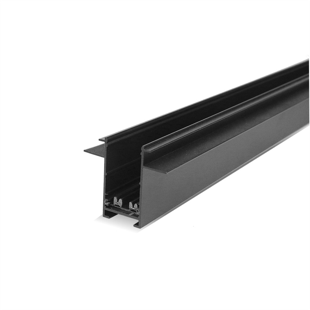 MAL01-29 LAMBARIO-R20-2M-BLCK-220V-ALUM-CEILING-MAGNETIC TRACK RAIL