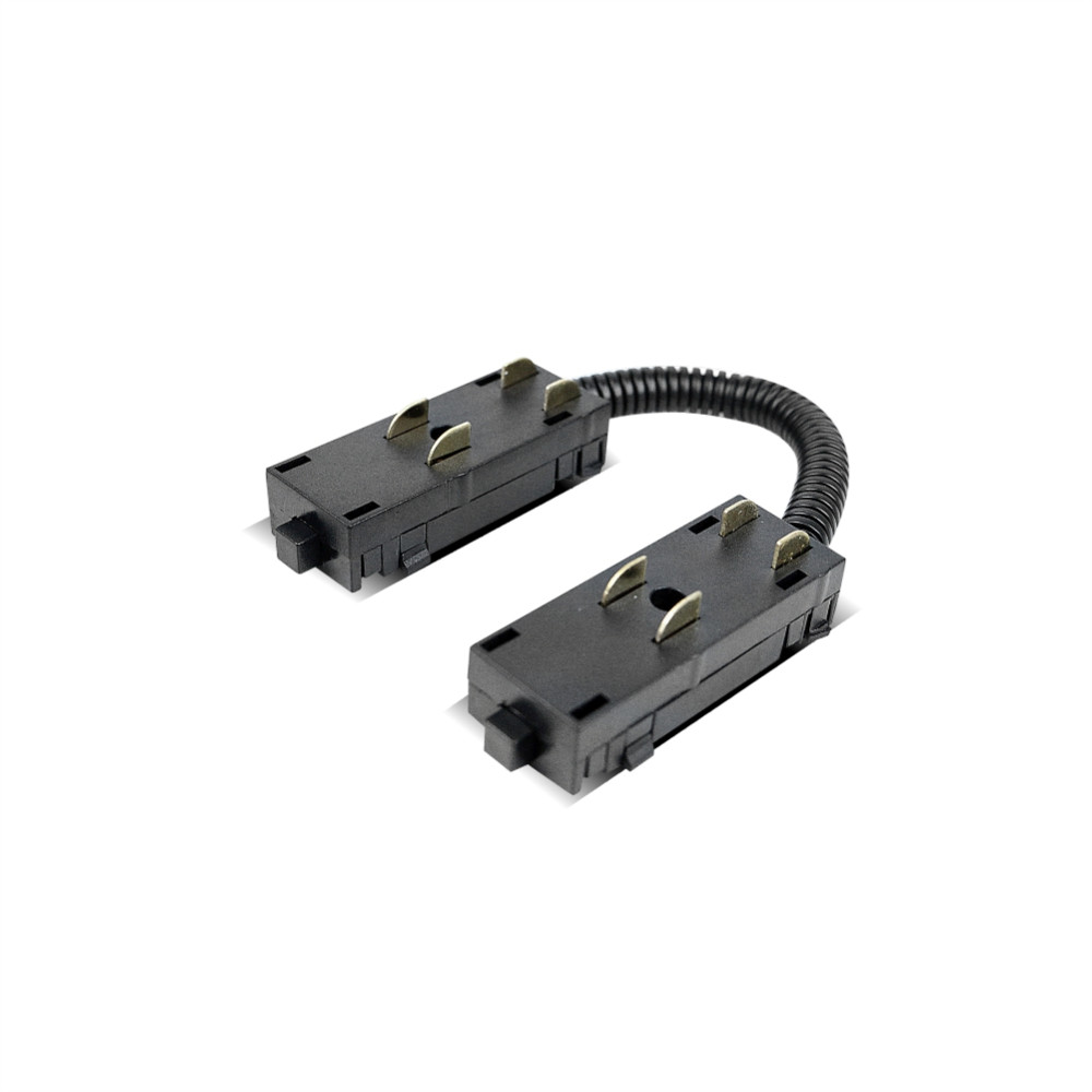 MAL01-35 LAMBARIO-R20-Conector-CORNER-220V-BLCK-MAGNETIC TRACK ACESSORIES