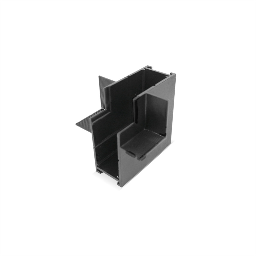 MAL01-41 LAMBARIO-R20-CORNER-220V-BLCK-RECESSED-MAGNETIC TRACK ACESSORIES