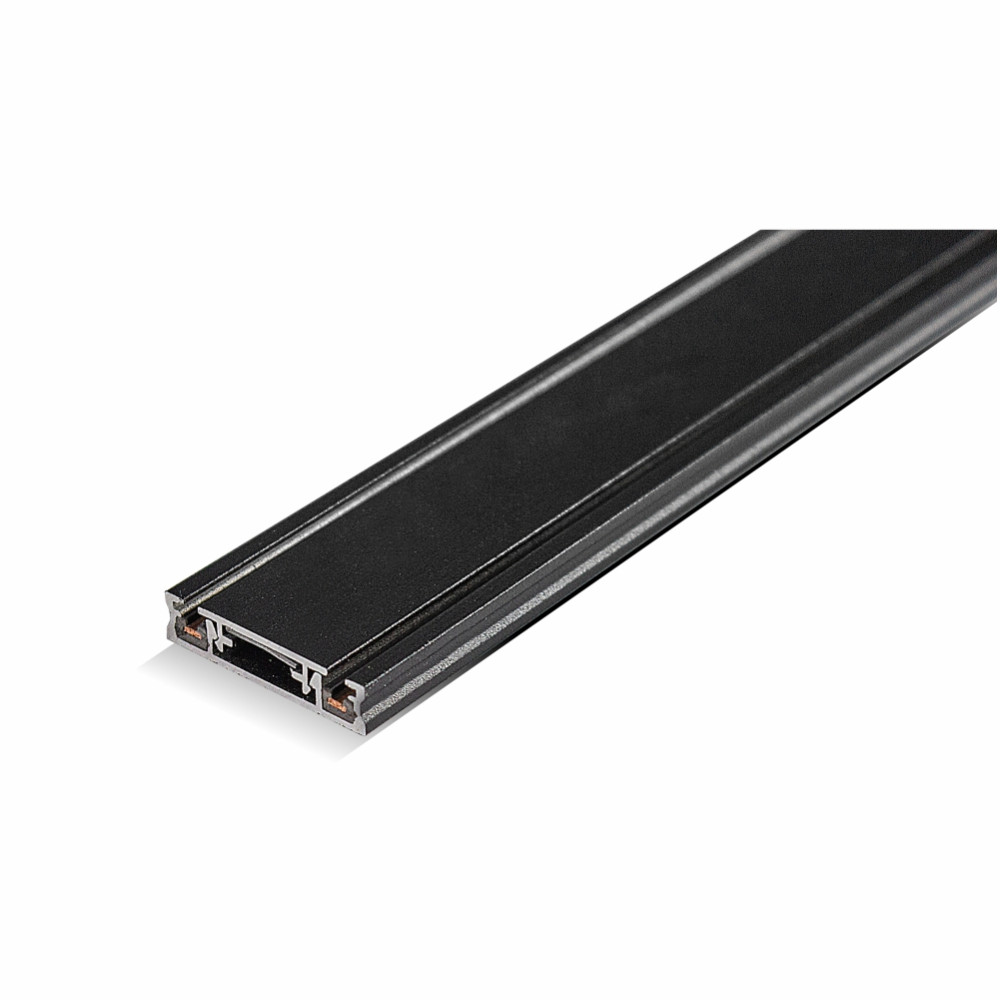 MAL01-43 LAMBARIO-R20S-2M-BLCK-48V-ALUM-SURFACE-MAGNETIC TRACK RAIL