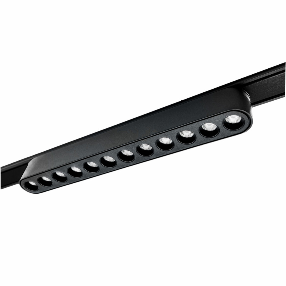 MLL01-48 LAMBARIO-222MM-R20S-12W-SMD-36DG-BLCK-48V-3000K-LED MAGNETIC TRACKLIGHT