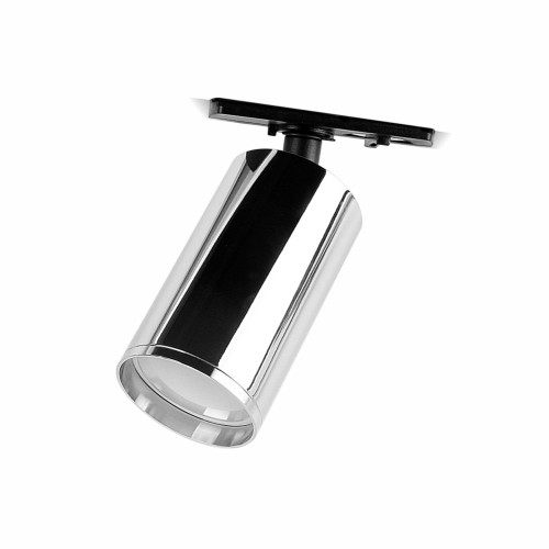 LH08-10107 LAMBARIO-TRACKLIGHT-2WRS-FLAT-CHROME-GU10-92MM-FUZIO-LIGHTING FIXTURE 