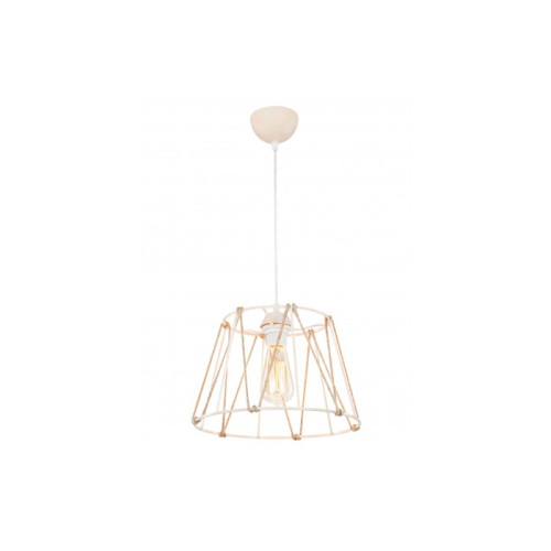 LT01-02 LAMBARIO-BALAT-CREAM-E27-1X60W-PENDANT LUMINAIRE