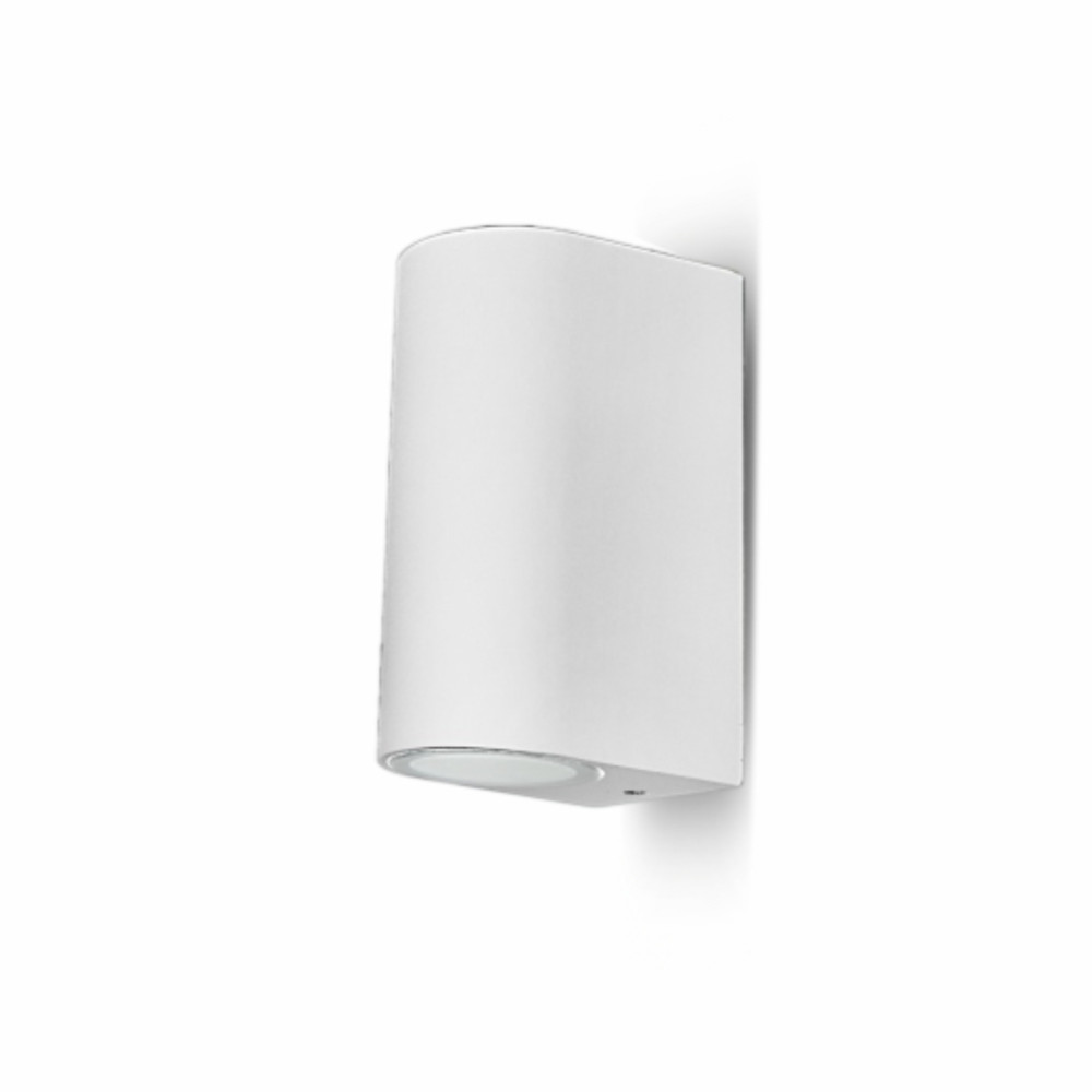 LTG01-01 LAMBARIO-ELIPS-WHT-2XGU10-OUTDOOR LIGHTING FIXTURE       