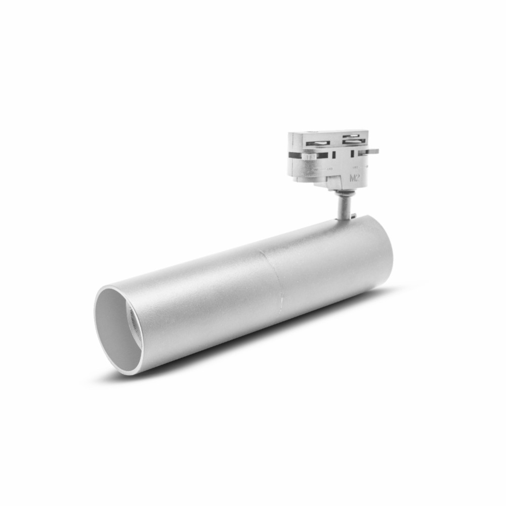 LTT01-03 LAMBARIO-TRACKLIGHT-2WRS-WHT-GU10-200MM-CYLSURF-LIGHTING FIXTURE