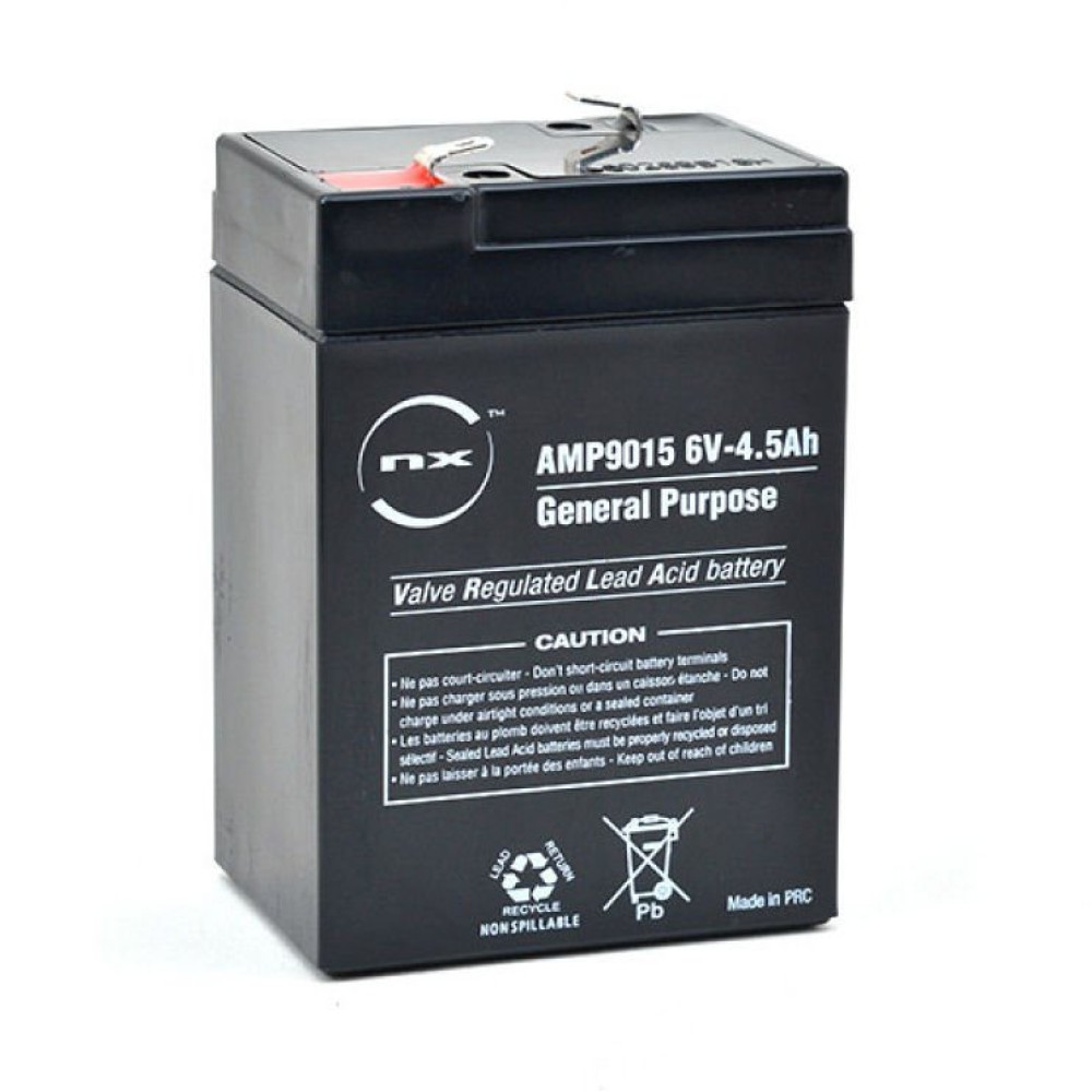 6V 4.5Ah LEAD ACID BATTERY