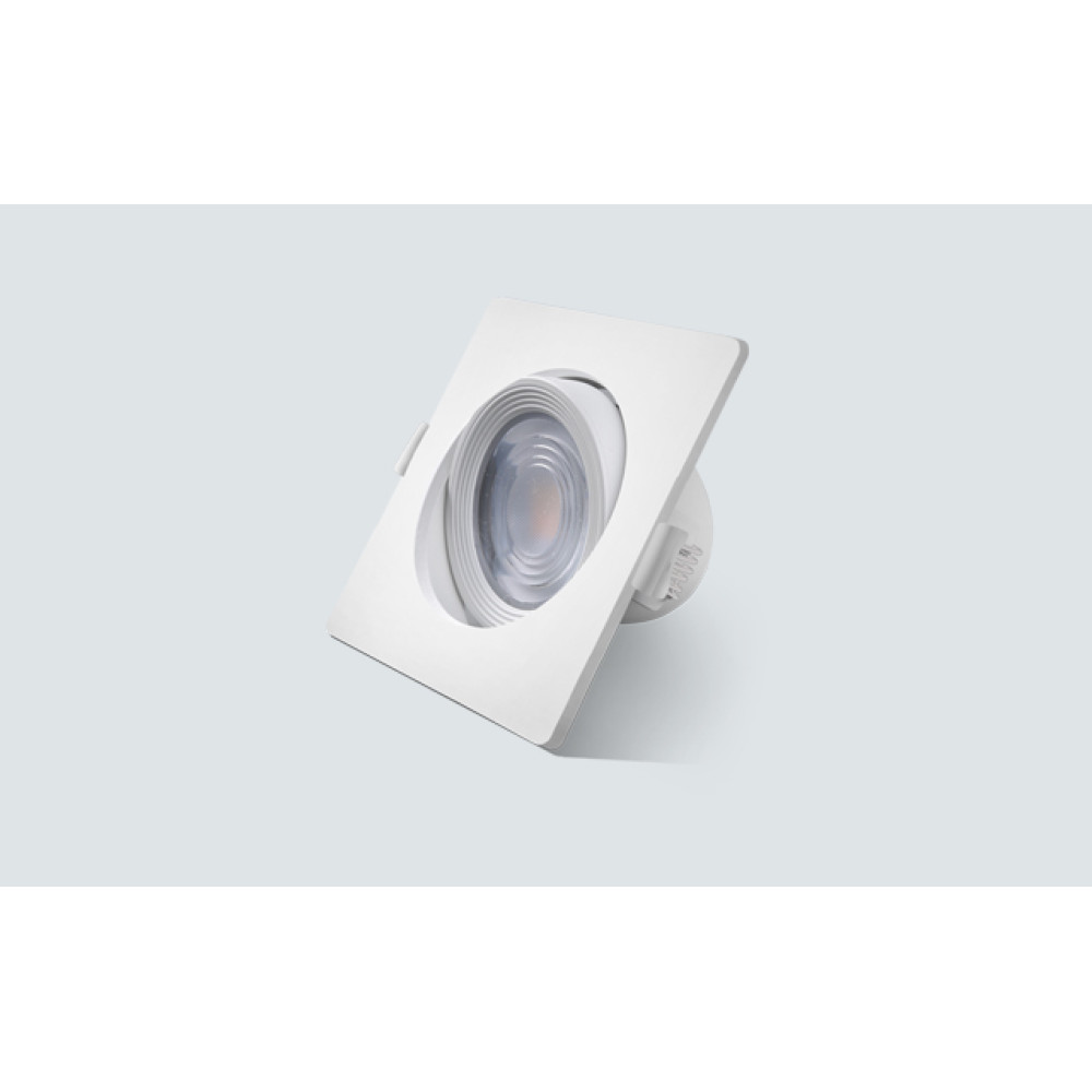 LD02-00530 LAMBARIO-SMD-SQR-5W-3.5INCH-WHT-6400K-PC-AL-LED-DOWNLIGHT F576