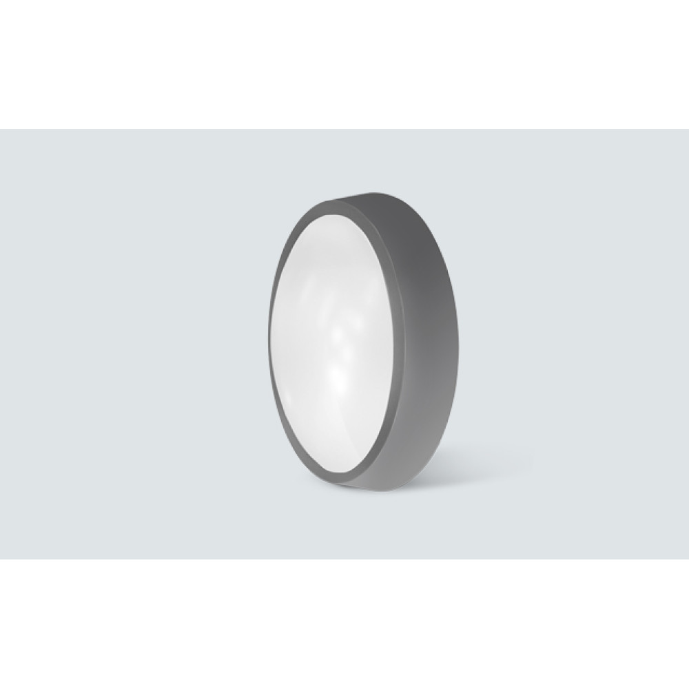 LB01-01532 LAMBARIO-OVAL-15W-6500K-DGREY-IP65-LED BULKHEAD LAMP F665