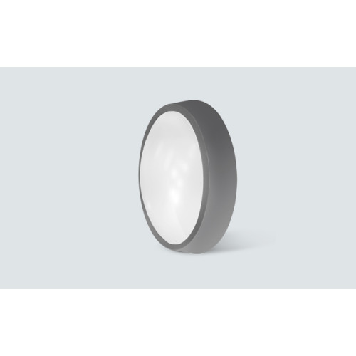 LB01-01532 LAMBARIO-OVAL-15W-6500K-DGREY-IP65-LED BULKHEAD LAMP F665