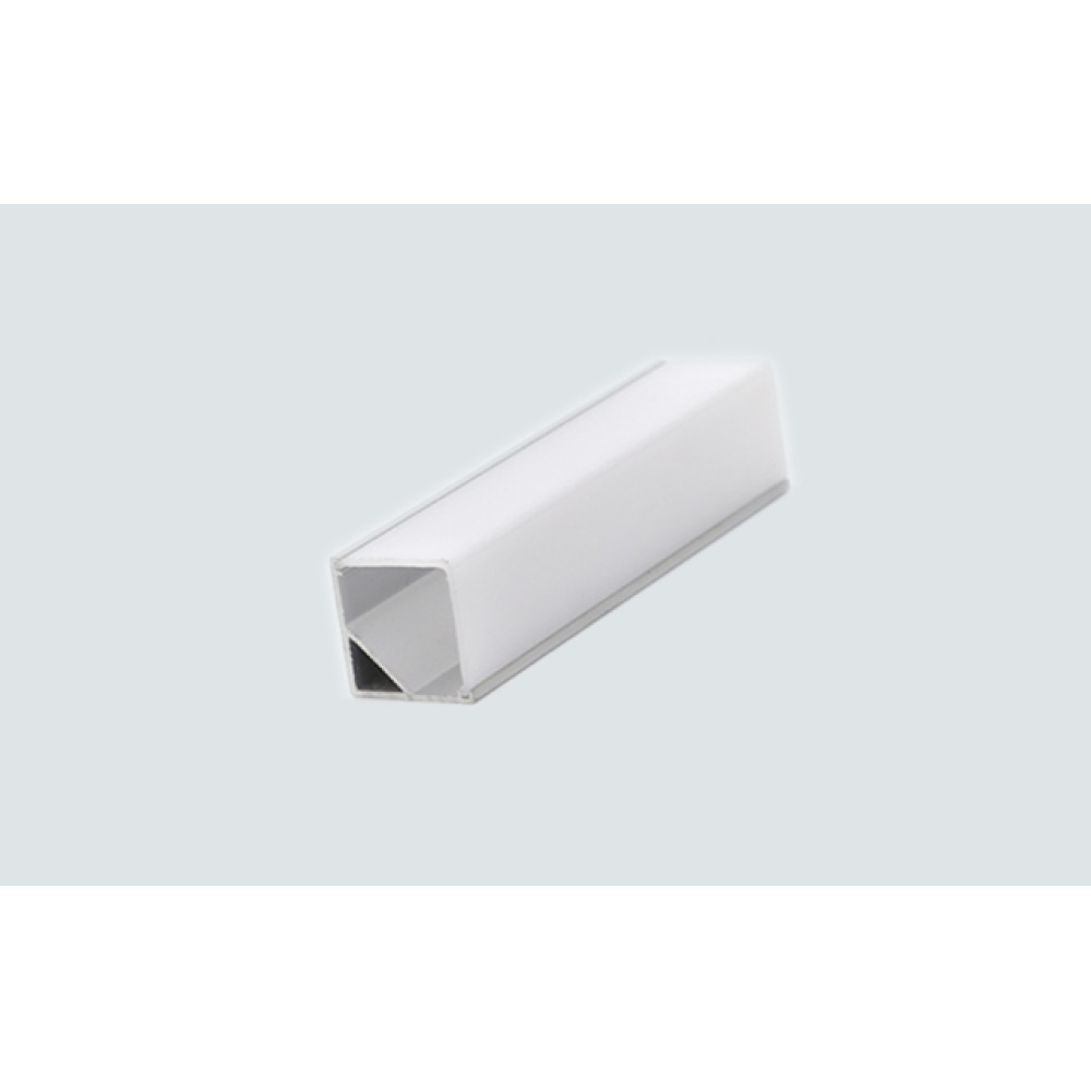 LC05-16162 LAMBARIO-ALPRO-2M-GREY-WITHCAPS-PCCOVER-TRIANGLESURF-ALUMINIUM LIGHTINGFIXTURE