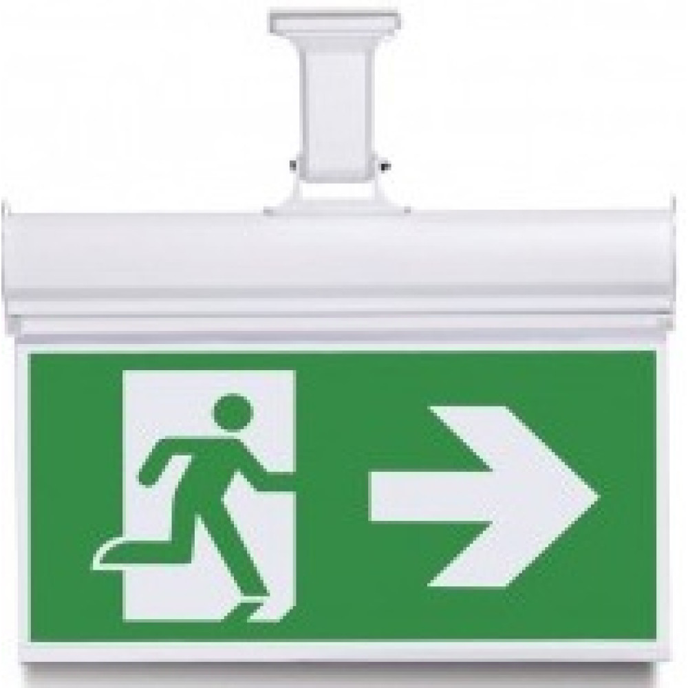 LC01-02 LAMBARIO-SUSPEND-SURFACE-2W-6400K-LED EMERGENCY LAMP