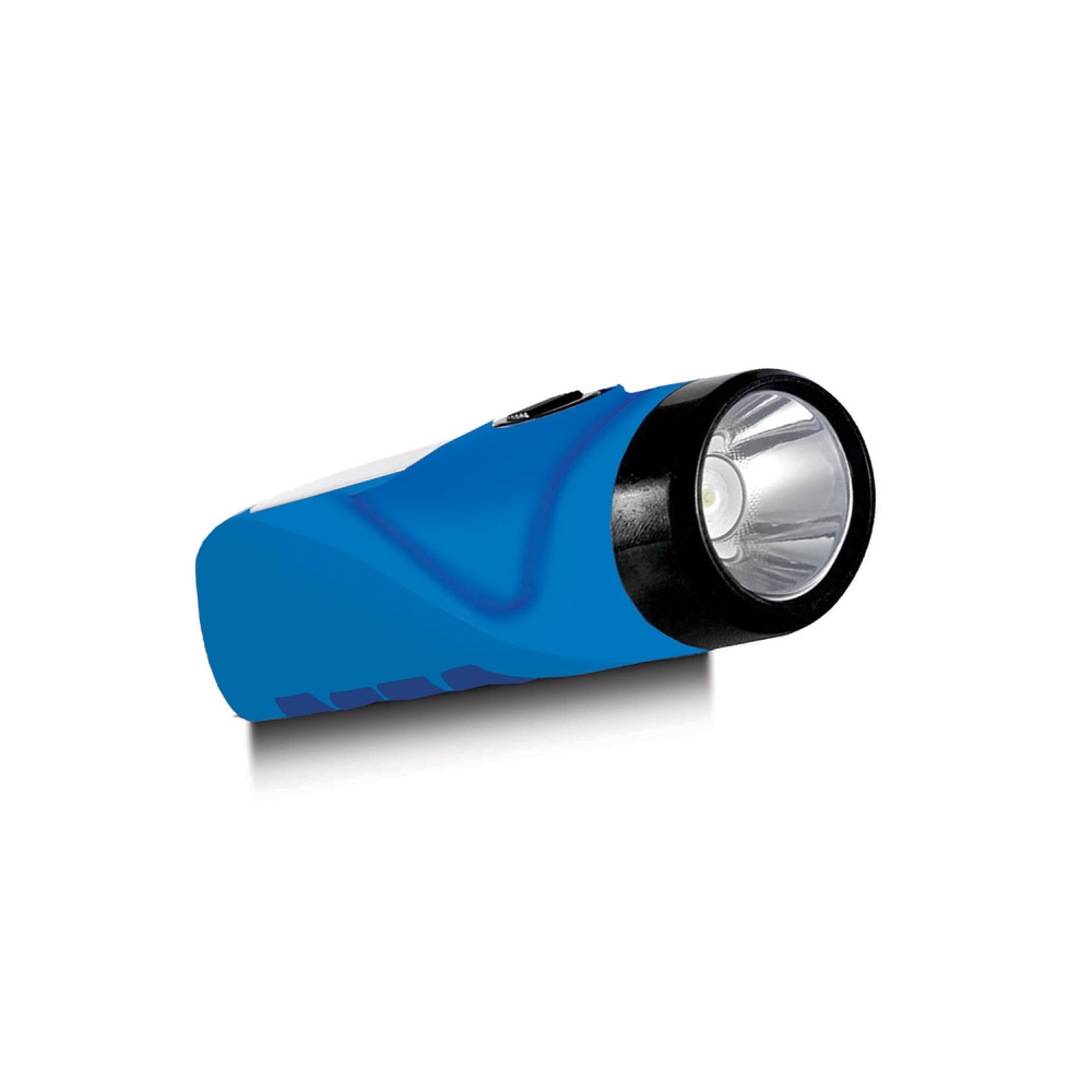 LC02-07 LAMBARIO-1W-BLUE-TORCH-USB-6400K-LED RECHARGEABLE LANTERN
